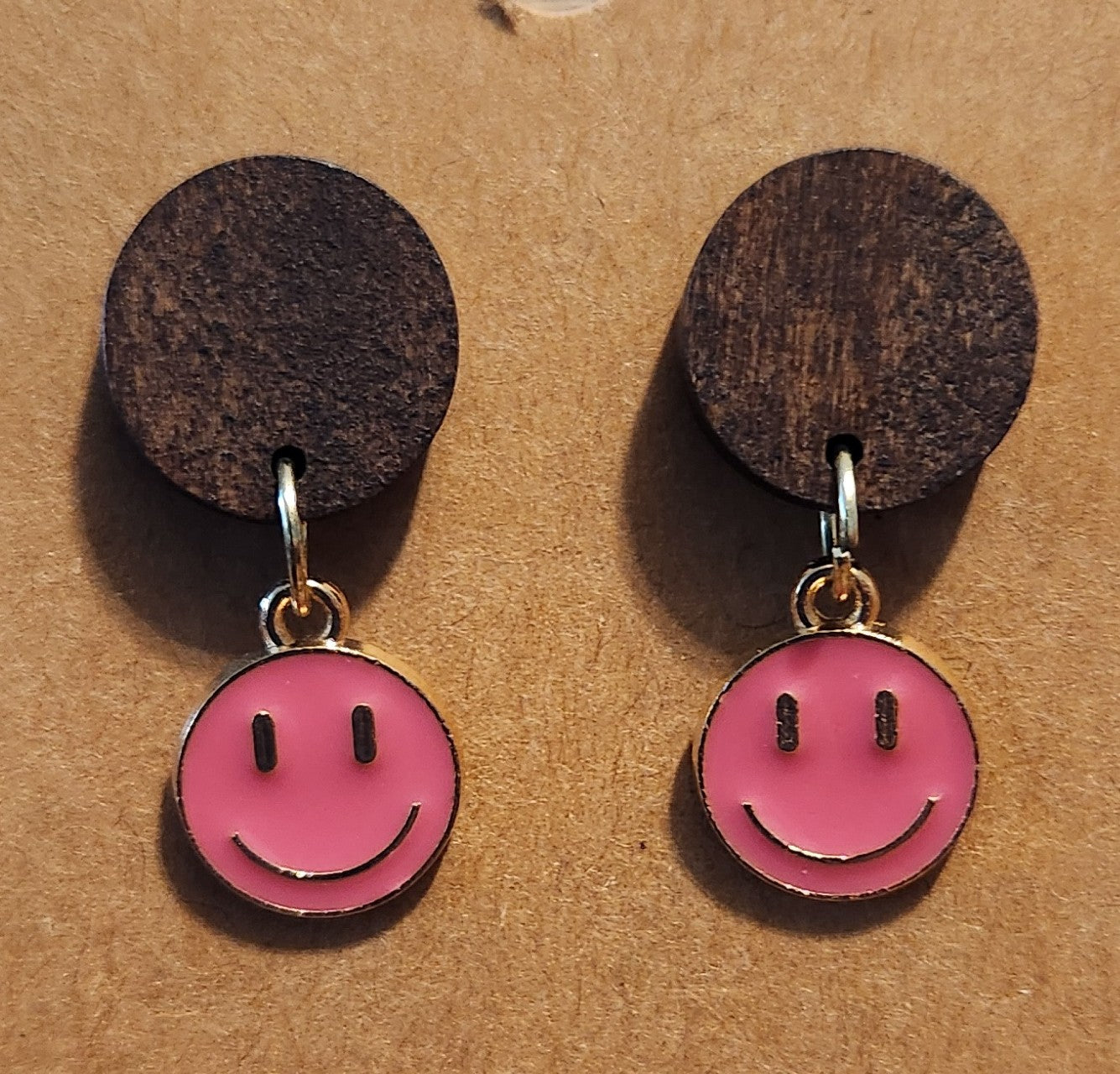 Happy Vibes Smiley Dangle Earrings