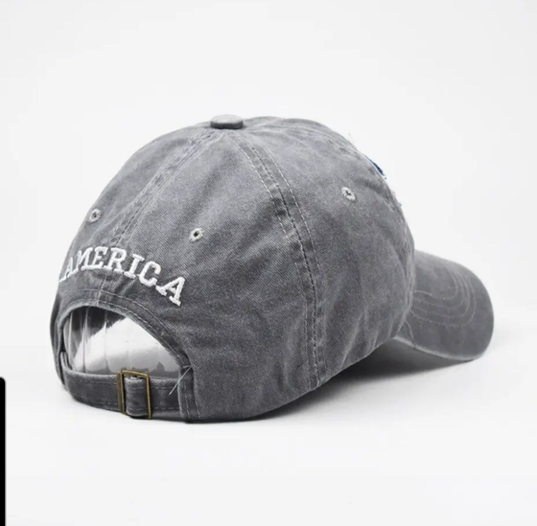 Vintage USA Flag Ball Cap