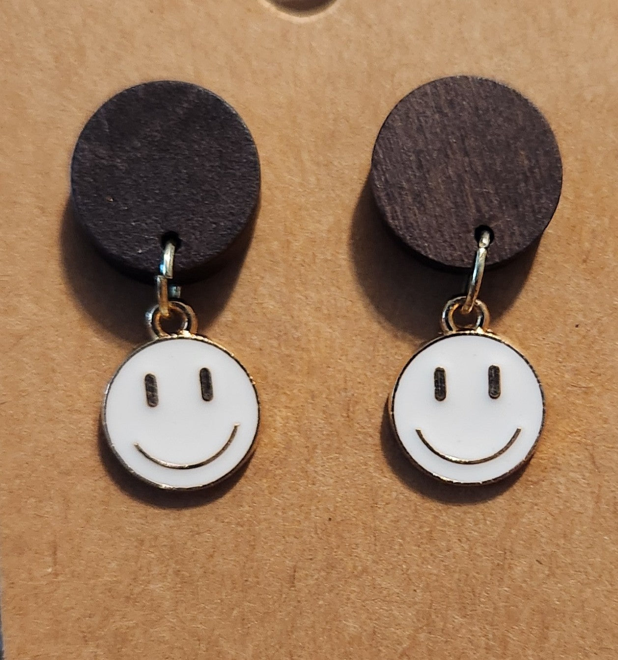 Happy Vibes Smiley Dangle Earrings
