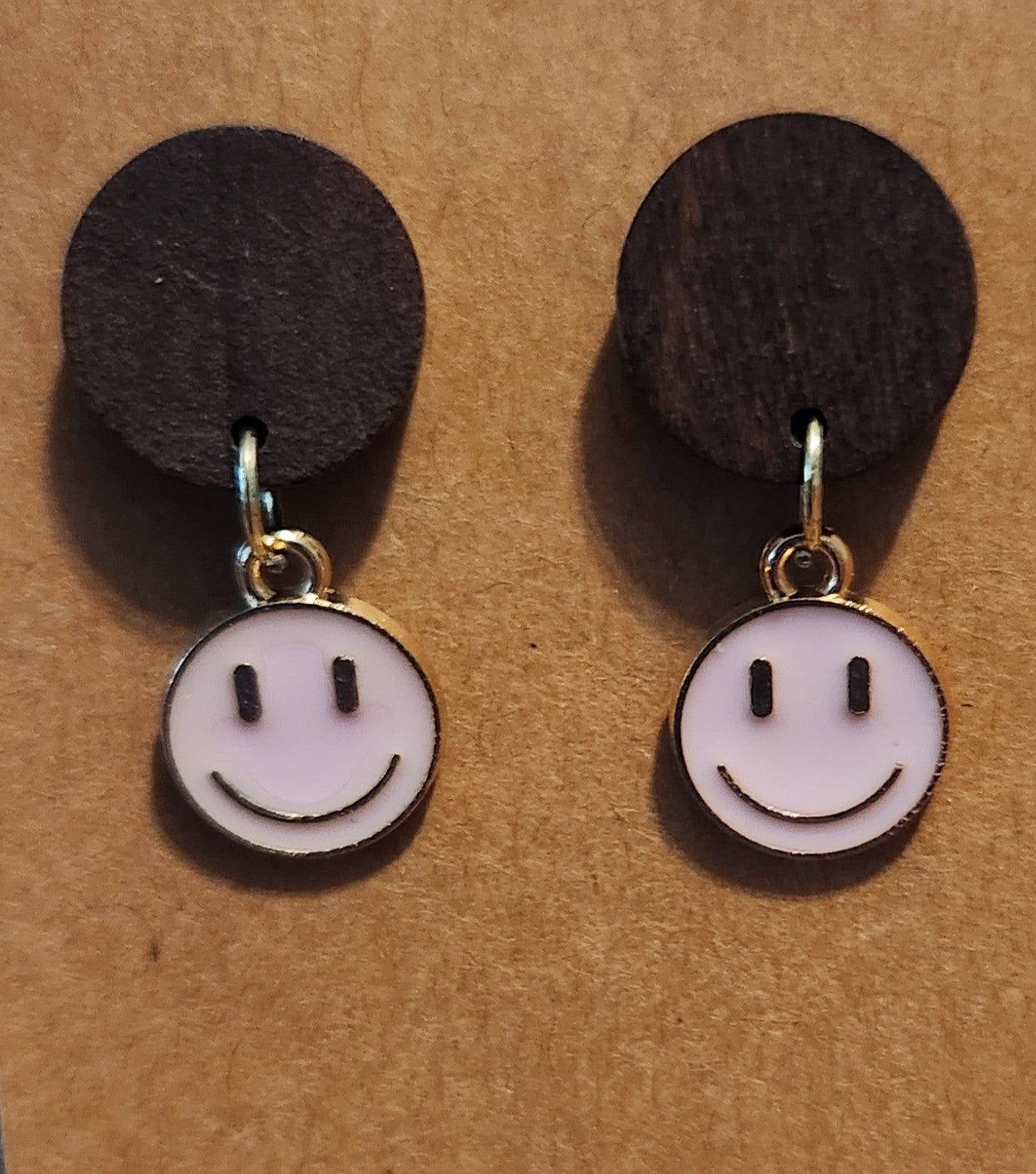 Happy Vibes Smiley Dangle Earrings