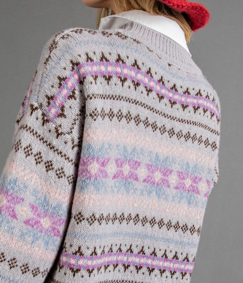 BOHO PATTERNED SWEATER