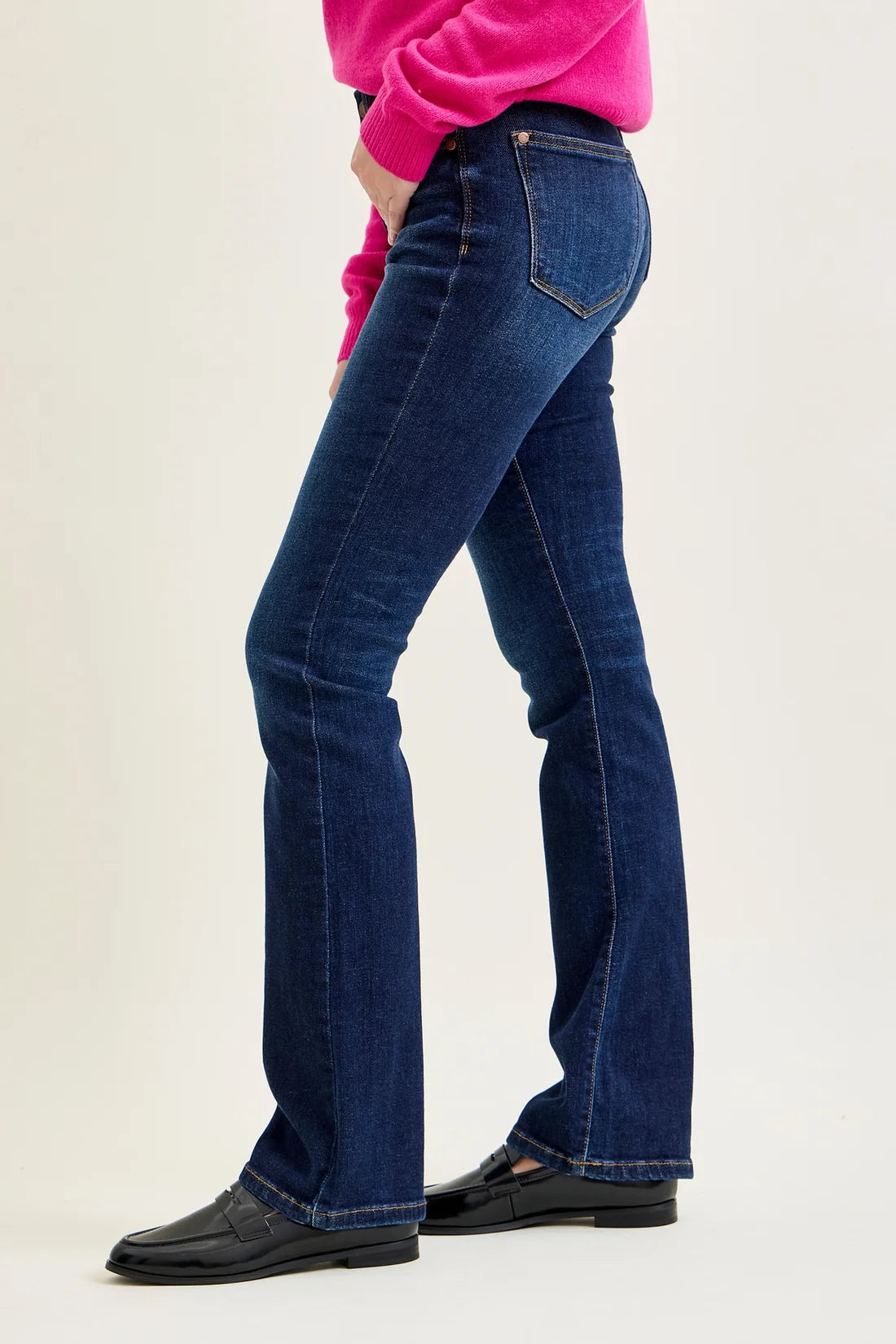 Judy Blue Daisy Dark Dream Tummy Control Bootcut Jeans