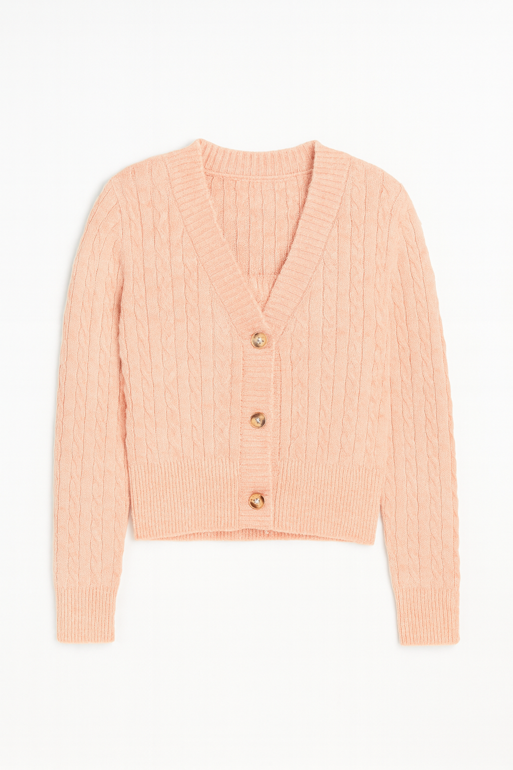 TWO-PIECE SET CABLE KNIT SWEATER AND CAMI